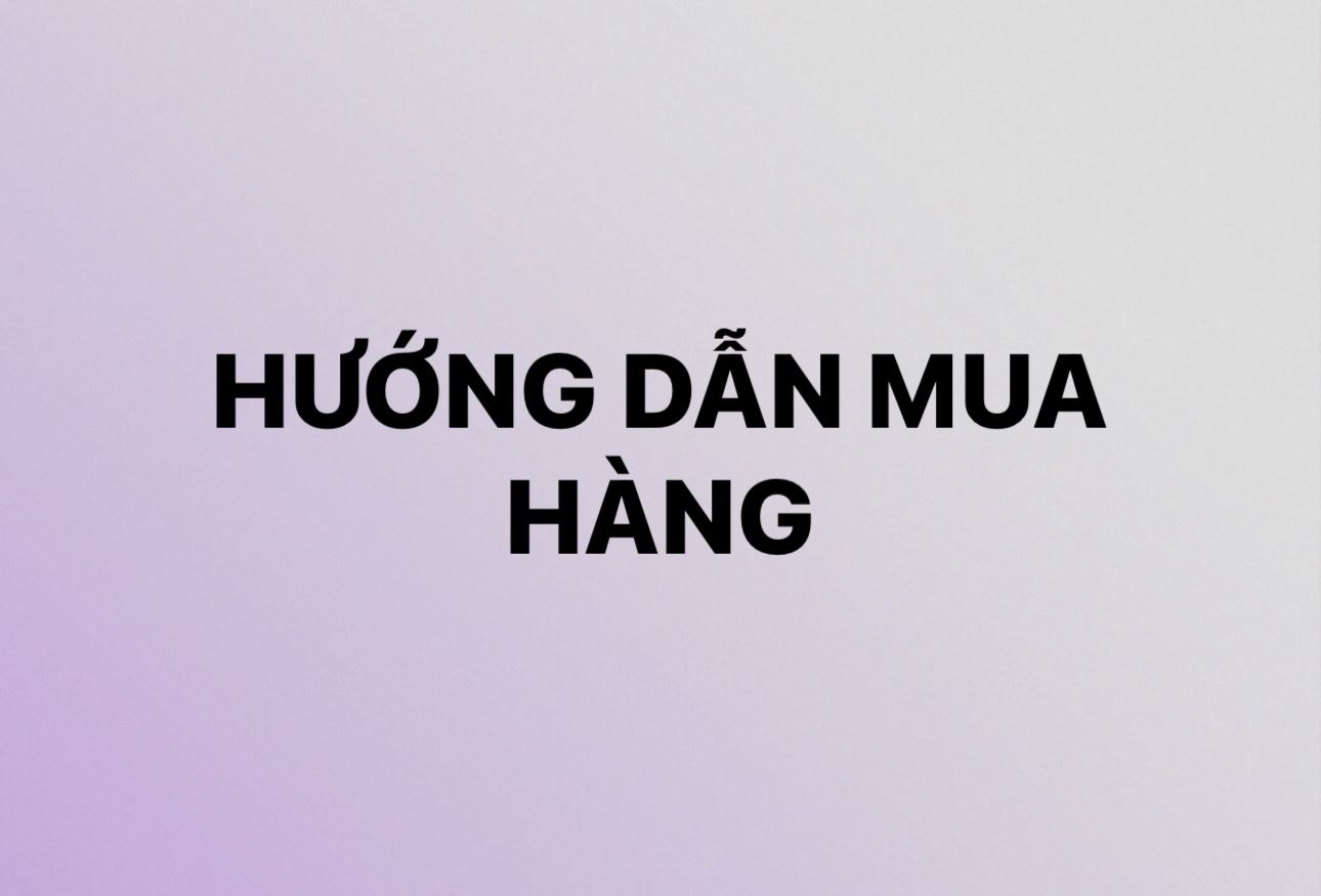 Hướng dẫn mua hàng 