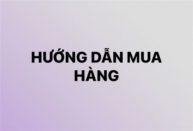 Hướng dẫn mua hàng 