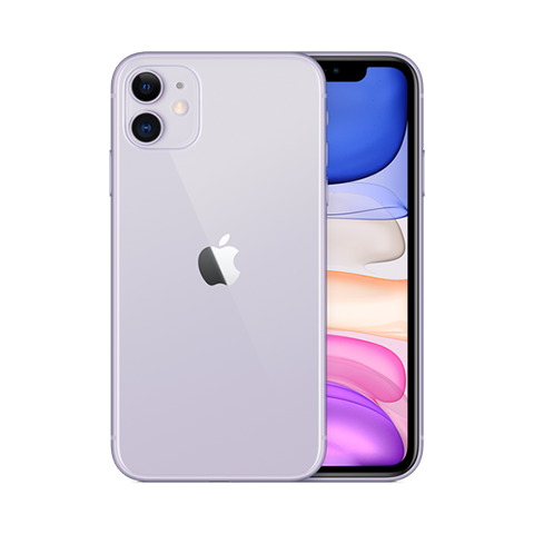 Iphone 11 thường 128G bản quốc tế pin 91% màu tím