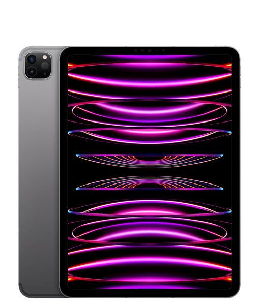 iPad Pro 2022 chip M2 11inch 128G bản sim và wifi pin 87% màu Gray