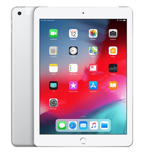 Ipad Gen 6 32G bản sim và wifi pin 87% màu trắng