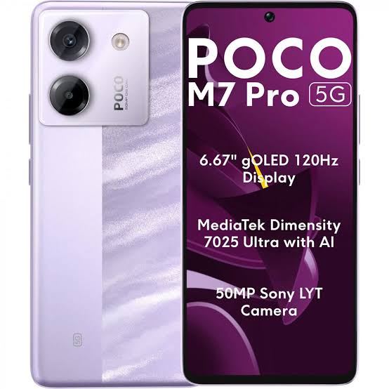Poco M7 Pro 5G 8/256G bản quốc tế new 100% màu tím
